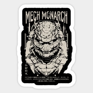 VINTAGE GODZILLA MECH MONARCH Sticker